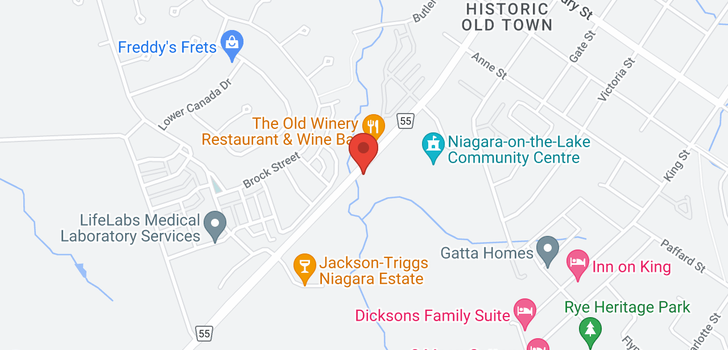 map of 2203 Niagara Stone Road